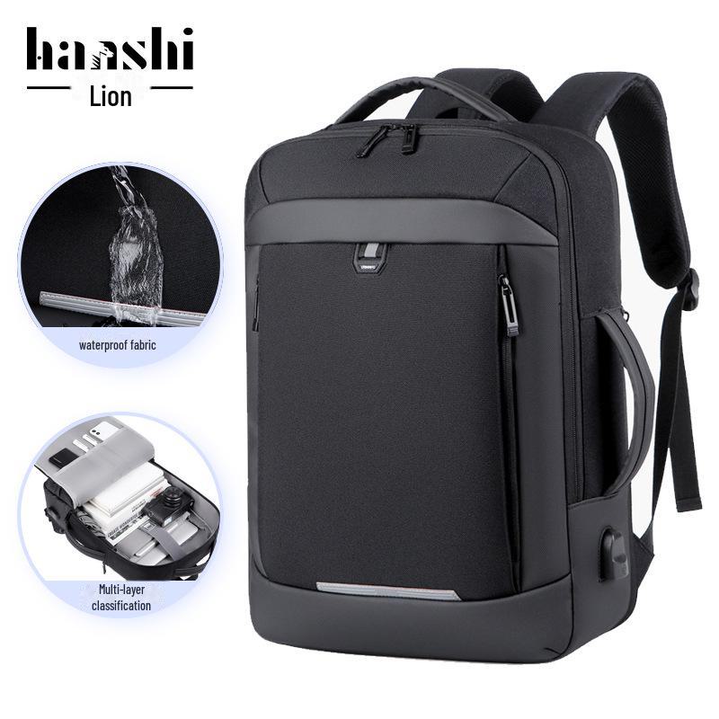 

Высококачественный водонепроницаемый деловой рюкзак: Стильная, вместительная дорожная сумка и сумка для ноутбука 17 inches