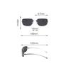 Non-polarized Women Sunglasses Fashion Rimless Rectangle Sunglasses for Women Luxury Design Trendy Frameless Sun Glasses Female