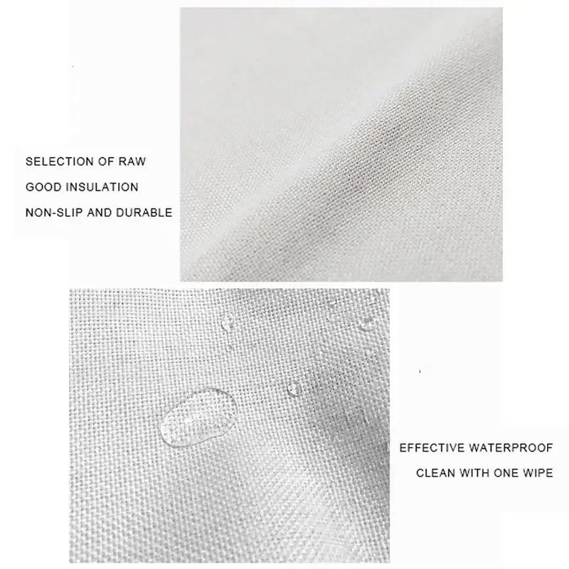 4-Piece Camellia Country-Style Placemats Family Gatherings & Afternoon Tea Table Decor Accessories