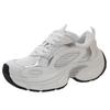 New Women's Vulcanize Shoes Outdoor Fashion Platform Flat Shoes for Women Patchwork Ladies Air Mesh Lace-up Anti-slip Sneakers