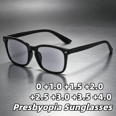 Nuovi Occhiali da Lettura con Montatura Grande Unisex Alta Definizione Comfort per Presbiopia con Diottrie Positive da 0 A +4.0