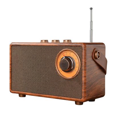Retro Radio Speakers Bluetooth-compatible 5.1 Creative Portable Radio Receiver High Fidelity Wireless for Outdoor Travel Camping