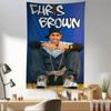 CChris BBrown Rapper Colorful Tapestry Wall Hanging Bohemian Wall Tapestries Mandala Wall Art Decor