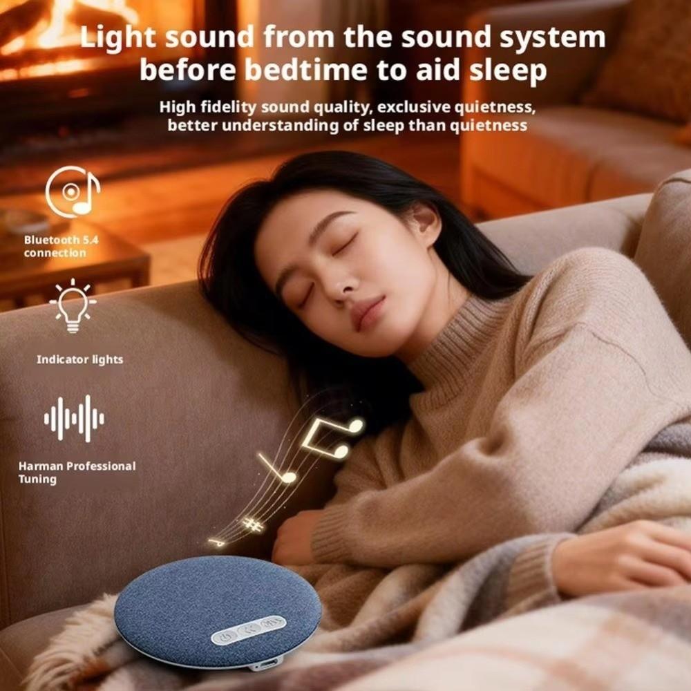 HiFi Stereo Sound Weißrauschen Gerät Bluetooth 6.0 Kabelloser Schlaflautsprecher Naturgeräusche