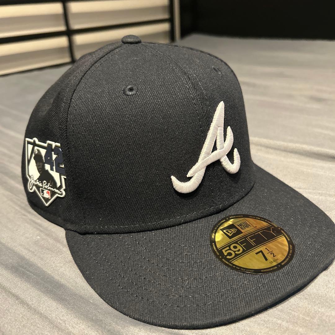 Used 59FIFTY New Era 7 Atlanta Braves Jackie Robinson