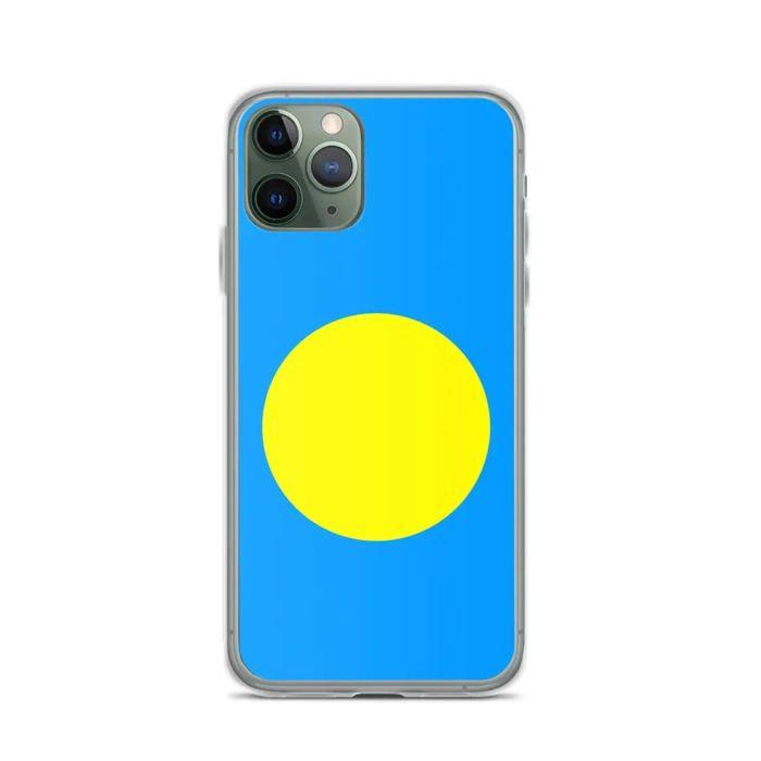 Coque iPhone - Palaos - iPhone 11 Pro - Drapeau - Souple - Multicolore