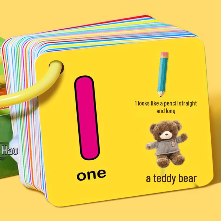 Baby Cognitive Cards: Animal and Fruit Object Recognition Toys for Infants and Toddlers