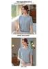 2026 Stylish Ice Silk T-shirt for Middle-aged & Elderly Women - Versatile Round Neck Short Sleeve Knit Top