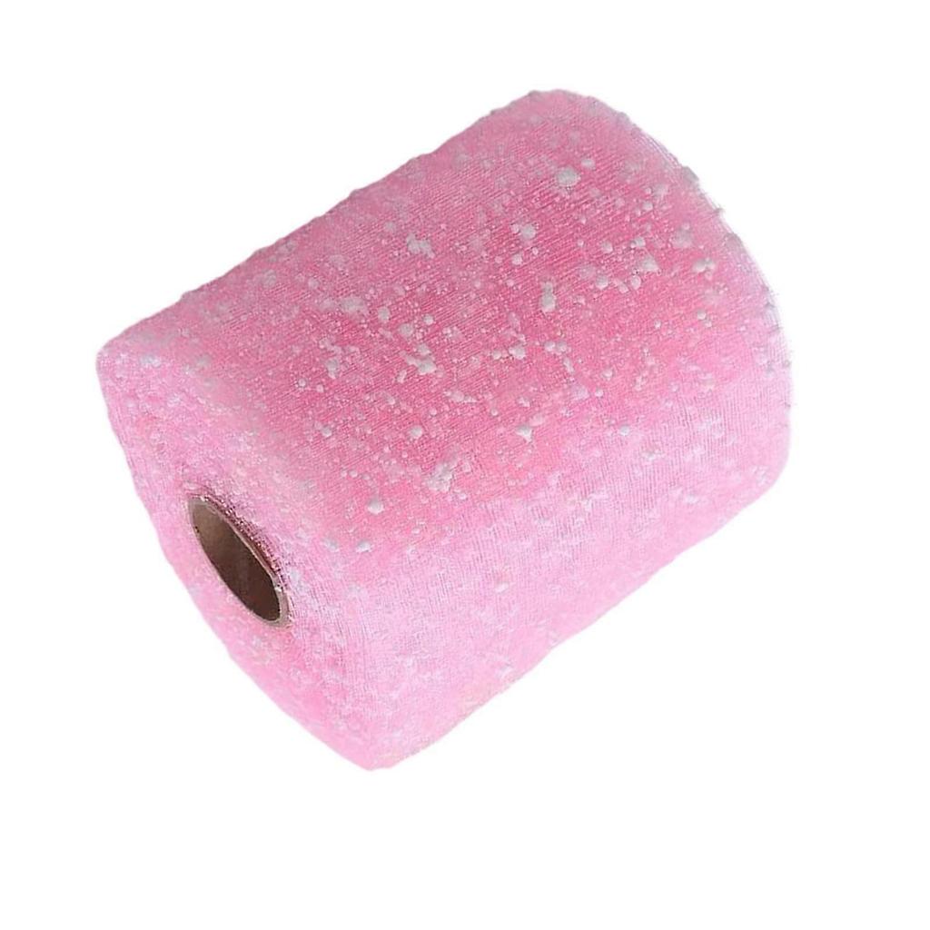 Flower Wrapping Mesh Paper Valentines Day Decor for Festivals Party Supplies Pink