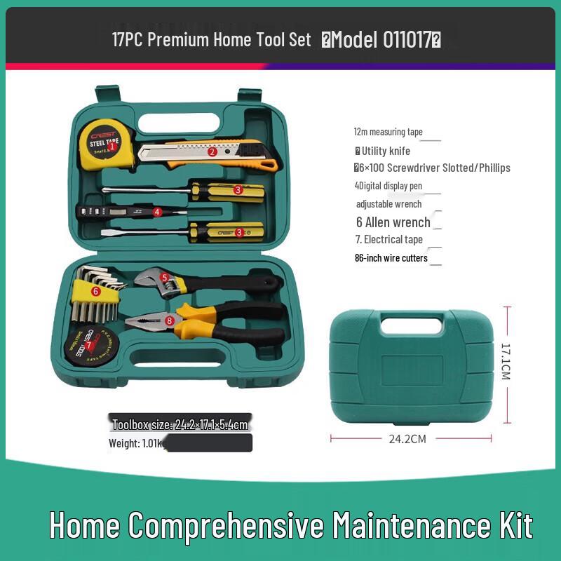 CREST 17-Piece Multi-functional Tool Kit