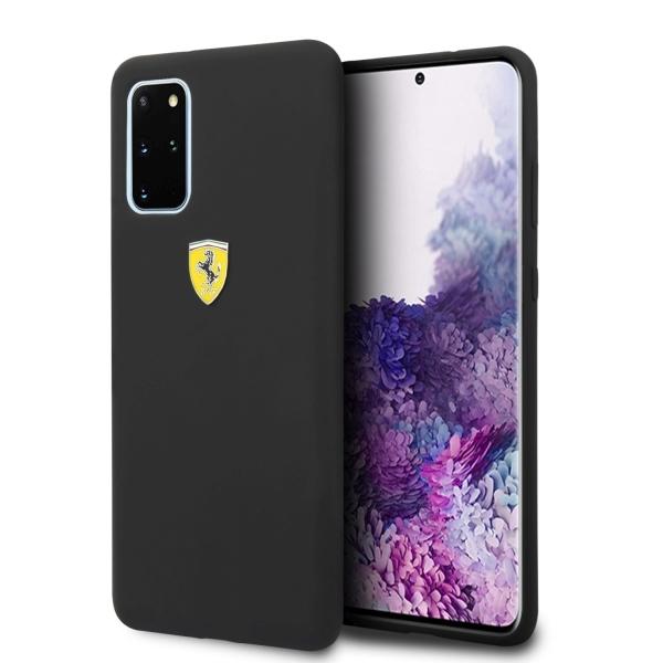 Ferrari Hardcase Fessihcs67Bk S20+ G985Czarny/Black Silicone