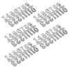 5Sets Clock Numbers Kit Arabic Numerals Set Exquisitely Crafted Plastic Replacement Numbers for Wall Clock Decoration Repair DIY