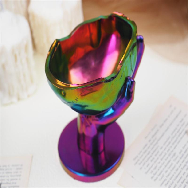 Horký! DIY Ruční Držák Lebky Silikonová Forma Květináč Stolní Úložný Box na Šperky Formy na Epoxidovou Pryskyřici