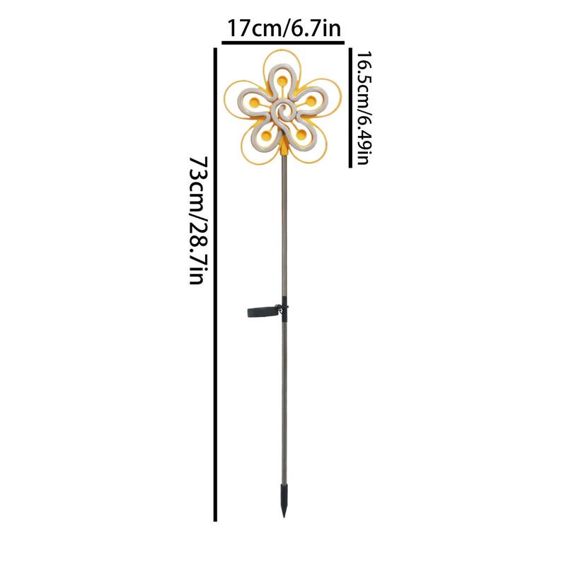 Outdoor Flower-shaped Neon Garden Stake Light