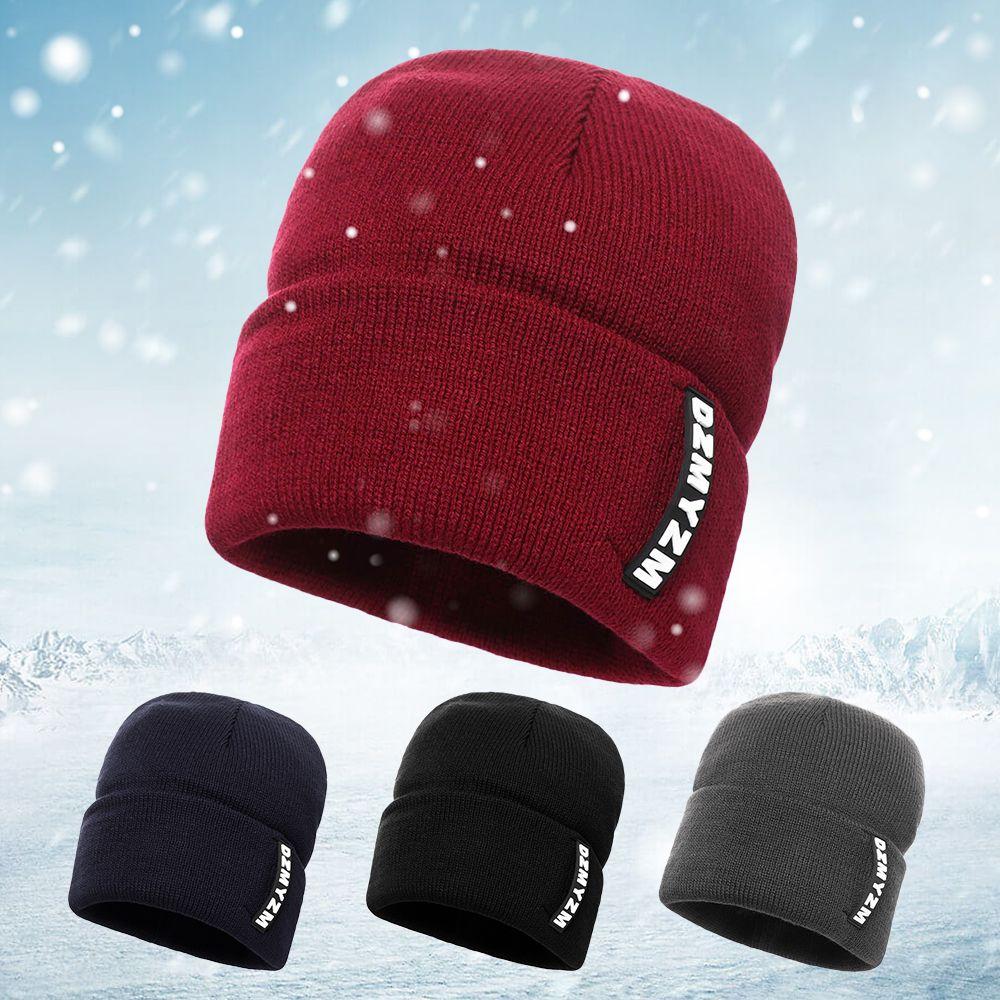 Fashion Warm Winter Thicken Hip Hop Hat Skullcap Beanie Hat Knitted Hats