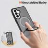 Suitable for Amazon Samsung A57 Bracket Mobile Phone Case with Magnetic Suction A37 Skin Feeling A27 Fulcrum Protective Case Wholesale
