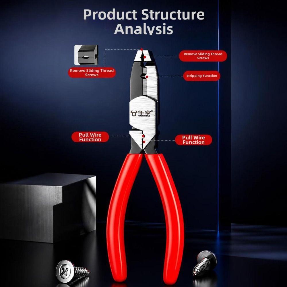 Quickly Remove Slip-tooth Screw Pliers Chrome Vanadium Steel Slip-joint Screw Pliers Home Repairs