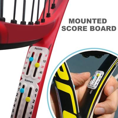 2 Pcs Scorer for Tennis Racket And Padel Easily Mounted Small Score Board Counter Portable Point Tracker for Recording Points Games Sets