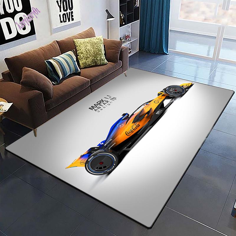 Racing Supercar Large Rug for Living Room Auto Parts Black Carpet Bedroom Area Rug Bathmat Soft Rug Home Decoration