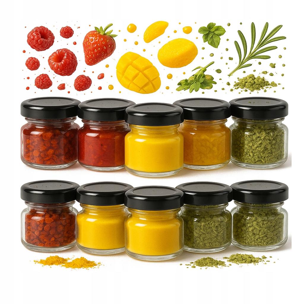 50x JAR CONTAINER 30ML WITH LID HONEY JAM SPICES GIFT WEDDING HERBS