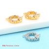 3Pcs/lot,11x13.5mm Crystal Moon Charms Necklace Pendant for Women Handmade Bracelet Jewelry Accessories Making Findings:VD645