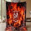 Sevilla FC Soft Flannel Fleece Blanket Lightweight Cozy Warm Throw Blanket For Sofa Bed Home Decor