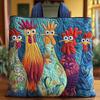 Handbag New Fashion Quilted Digital Printing Tote Bag Commuter Casual Cotton Bag Autumn and Winter Bag Multi-function Bag