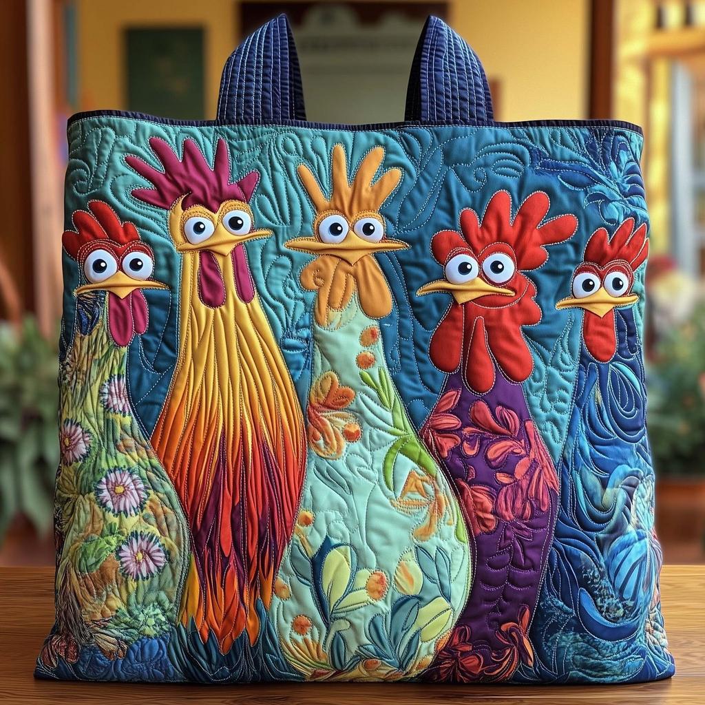 Handbag New Fashion Quilted Digital Printing Tote Bag Commuter Casual Cotton Bag Autumn and Winter Bag Multi-function Bag