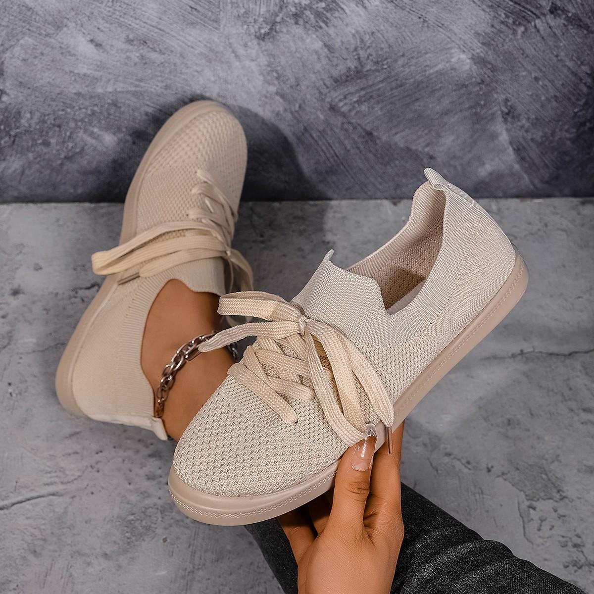 

Men Women Casual Summer Sneakers Breathable Lightweight Comfortable Women Mesh Flat Shoes Lace Loafer Ladies Platform Size36 Tenis Feminino 36