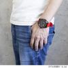 Diesel Rasp Men's Watch, Gunmetal Red with Rubber Strap, DZ1806. This Men's Watch Is Perfect for Business and Casual Wear.