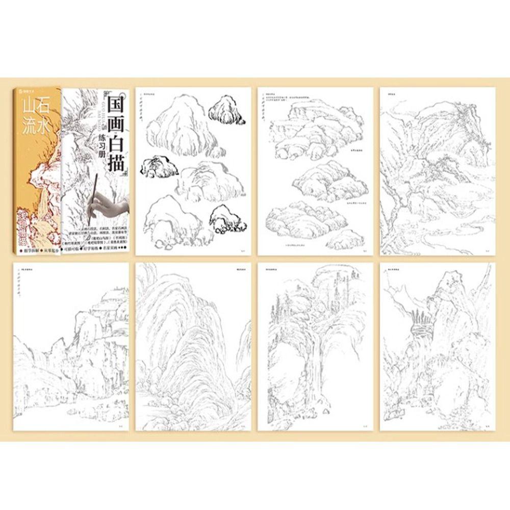 Drawing Copy Hand Painted Tutorial Book Hand Drawn Tracing Sketch Book  Art Supplies