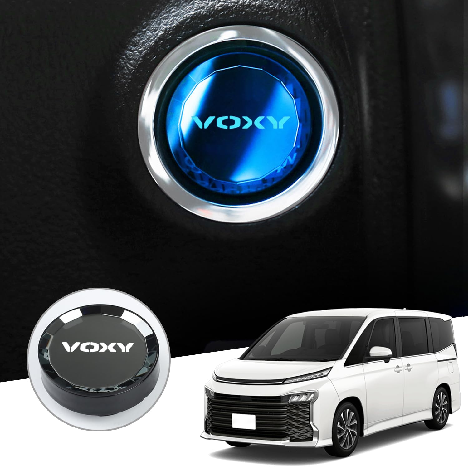 

Blazeray Push Start Crystal для Toyota VOXY 90 Series Крышка кнопки запуска двигателя, внутренние детали, материал ABS, разработанный для автомобиля в стиле Crystal