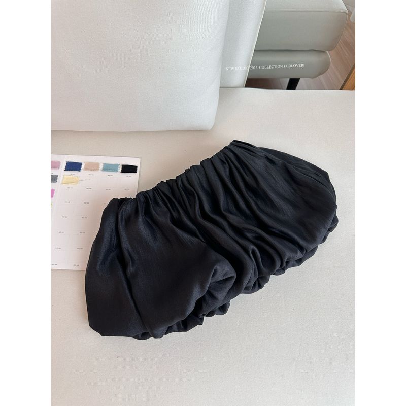 

Duo Laimei 2025 New Arrival Ballet Style Pumpkin Skirt Women s A- line Skirt Mid Waist Puffy Bud Skirt Summer Women s Black L