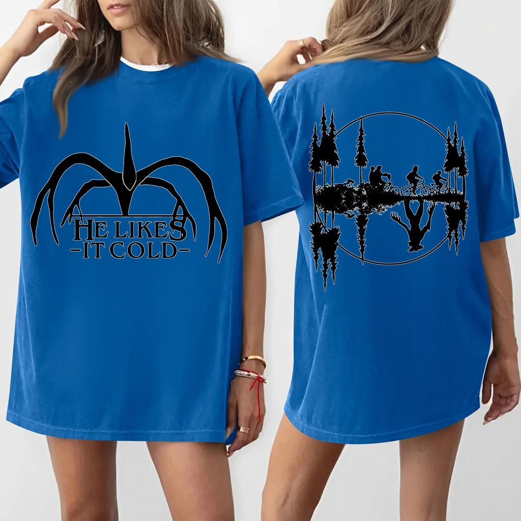 Women's Round Neck Printed Short-sleeved T-shirt Top