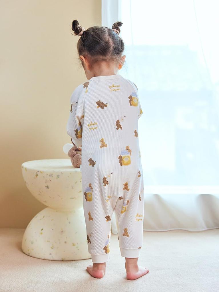 Gelato Pique Neugeborenen Honigbär Strampler, PBCO254464, Baby, Größe OWHT 80