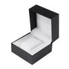 Black Plastic Single Slot Watch Bracelet Case Wristwatch Box Gift Organizer