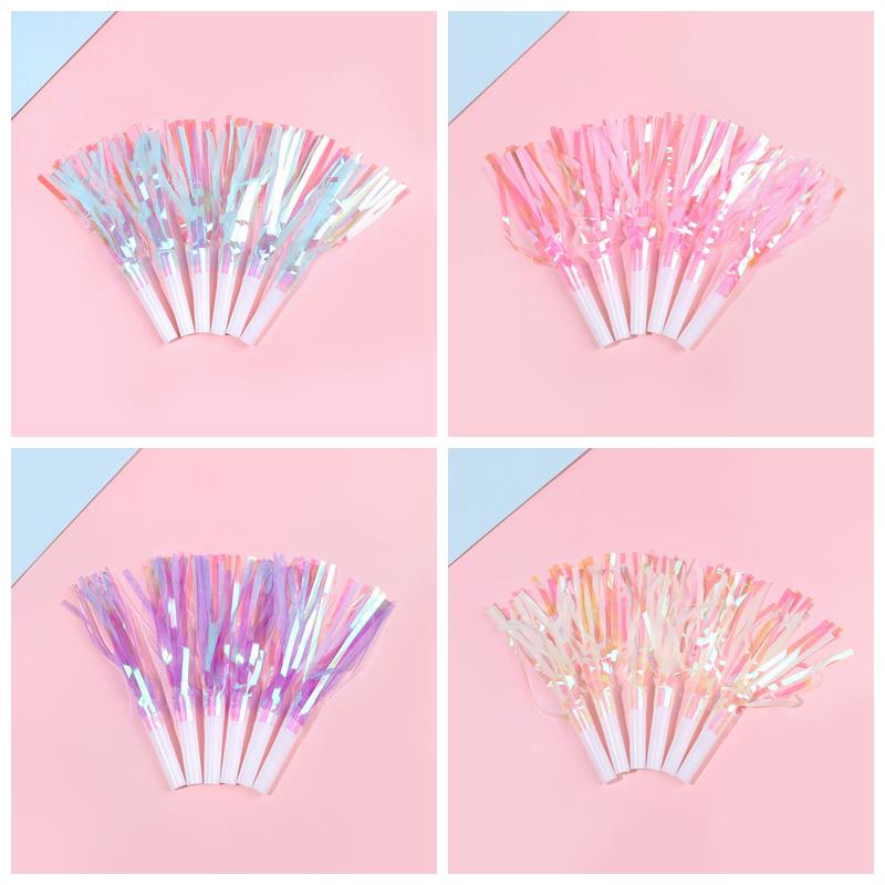 24Pcs Mermaid Party Whistles Noise Maker for Kids Birthday Party Favors Pinata Filler Blowout Toys Christmas Wedding Guests Gift