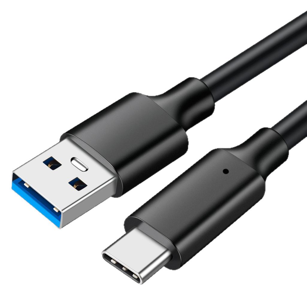 LICHO PQ108 USB3.2 Type-C Phone Data Cable USB-A/Type-C Connectors 10Gbps 60W Fast Charging CarPlay PVC Material Black