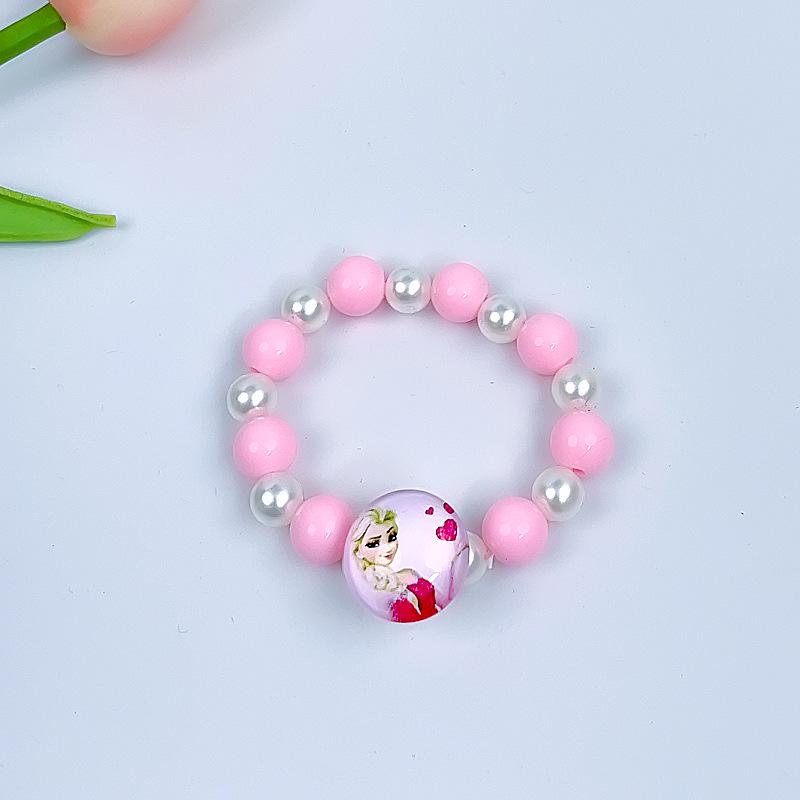 Cartoon Mermaid Pendant Beaded Bracelet for Girls