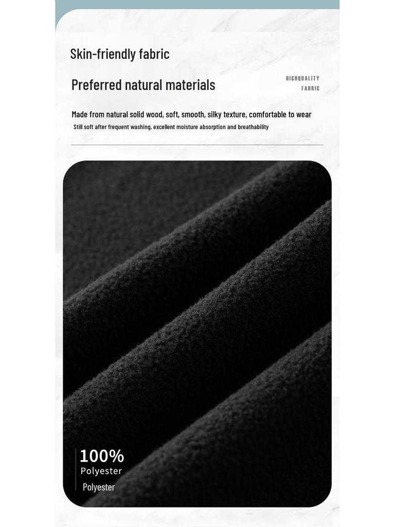 Herren Herbst/Winter Stehkragen Fleeceweste: Warme, mit Samt gefütterte, lässige Outdoor-Jacke