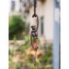 Cast Iron Hook Fold Multi-storey Multi Angle Wall Hook Decoration Courtyard Garden Wall Mounted Multi Functional Metal Hook
