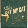 Cat Lover Relaxation Graphic Tee, Cute Cat Illustration, Cozy Night, Pet Lover , Home Comfort Theme Tee, Cat Owner Gift Murder Show