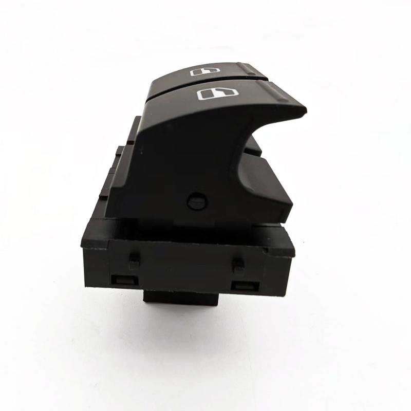 4Pins Car Window Lifter Control Switch Button 1K3959857 2K0959857A 1K3959857A For VW Eos Golf MK5 MK6 GTI Seat Ibiza (Red Light)