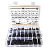 2165Pcs Inner Hexagon Cylinder/pan Head Screw Nut Flat Elastic Pad Combination Set M3 Inner Hexagon Screw Box