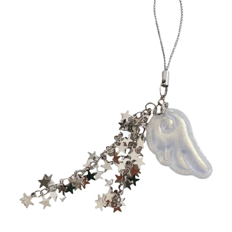 Sturdy Acrylic Magicals Girl Rabbit Keychain Charm Pendant Great for Commuting or School Life Bag Decoration Charm