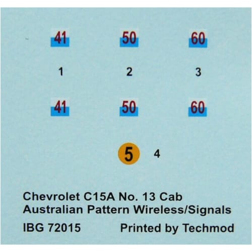 IBG 1/72 Scale British Army Chevrolet C15A Cab 13 Australian Pattern Radio Relay Vehicle Plastic Model Kit PB72015