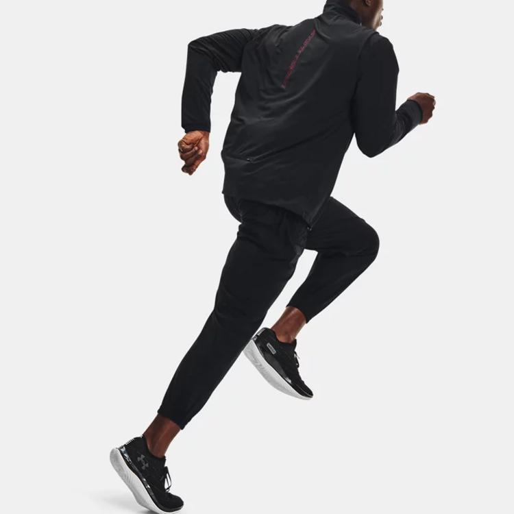 Under Armour Anywhere Printed Running Jacket Men Jacket Black 1366508-001