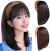 Korean Style Synthetic Headband Wigs Clip In Women Hair Hoop Half Headband Wig