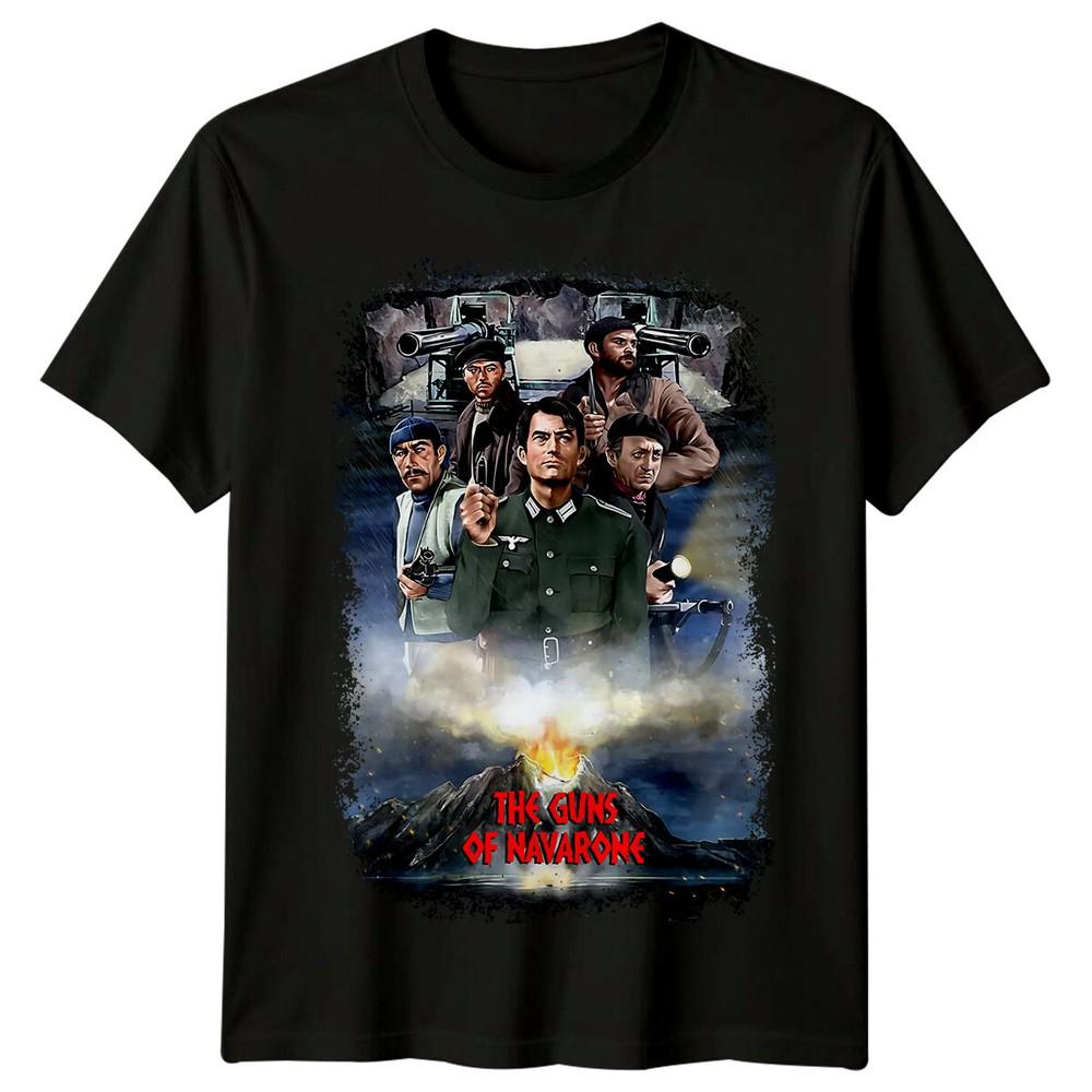

The Guns of Navarone (1961) Movie Poster Inspired T-Shirt Retro Tee Unisex XL