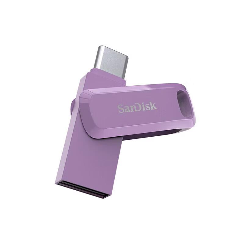 SanDisk Ultra Dual Drive Go Type-C USB 3.2 1TB Flash Drive, Purple